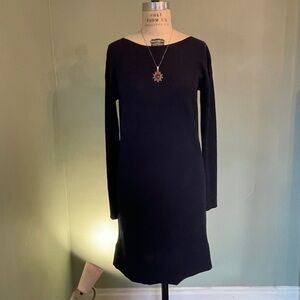 Navy Blue Sweater Dress XS Banana Republic